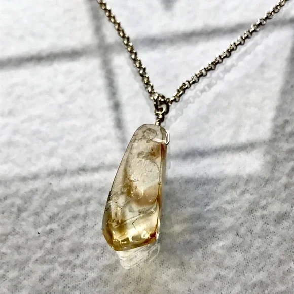 Stylish Genuine Citrine Pendant! - Picture 3 of 5